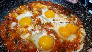 ШАКШУКА! Простой и сытный завтрак на скорую руку.