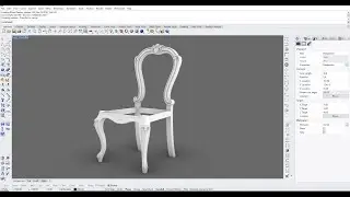 rhino6 tutorial - chair 3d modeling