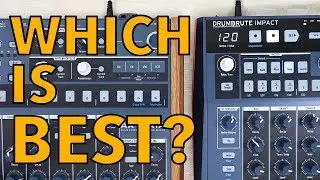 DRUMBRUTE IMPACT VS ORIGINAL DRUMBRUTE - Side by side comparison & sound demo