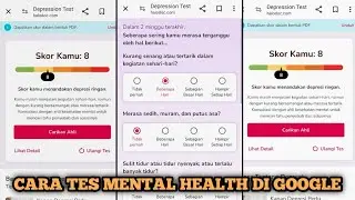 CARA TES MENTAL DI GOOGLE || TES MENTAL HEALTH DEPRESSION