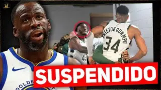 HICIERON ENOJAR a GIANNIS + WEMBANYAMA vs DAVIS es SHOW + SUSPENSIÓN de la NBA para DRAYMOND GREEN