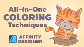 Affinity Designer : Full Coloring Tutorial : Every Techniques You Need.