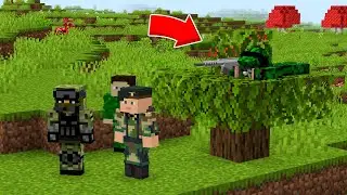 СНАЙПЕР НАПАЛ НА СОЛДАТ В МАЙНКРАФТ - Алексбой Minecraft