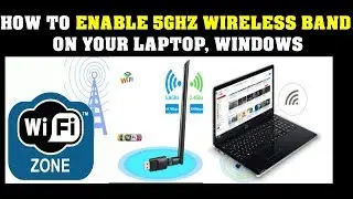 How to enable 5Ghz Wireless band on your laptop