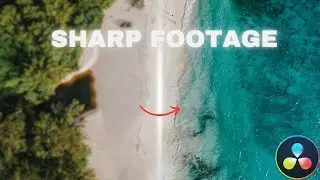 How to SHARPEN Footage in DaVinci Resolve 18(FREE Version)