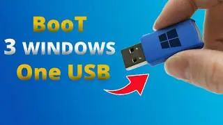 Boot 3 Windows in ONE USB (Windows 11,10,7)