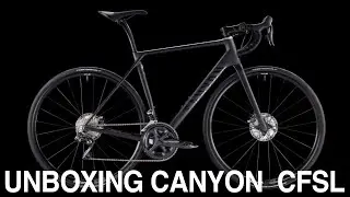 Unboxing Canyon CF SL Endurace Road bike #canyonbicycle