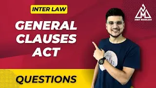 General Clauses Act - Questions - CA / CMA - CA Amit Mahajan