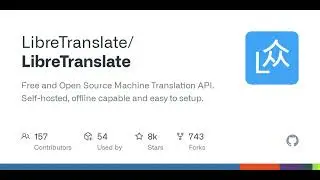 GitHub - LibreTranslate/LibreTranslate: Free and Open Source Machine Translation API. Self-hosted...
