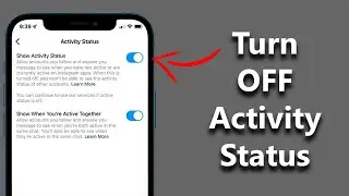 How To Turn Off Active Status On Instagram