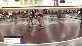 USAWNJ - Freestyle-Greco States/Juniors Men - FS 145 Consi-Semis - Hunter Gutierrez (shor) Vs. Cal