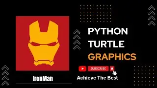 IronMan by Python Turtle Graphics || Source Code ||  