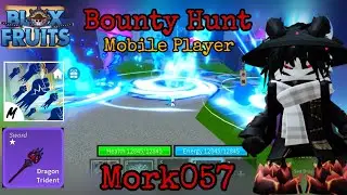Dragon trident is the most powerful sword ?!| Bounty Hunt | Mobile Player /  Blox Fruits