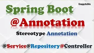 Spring Boot Annotations| Spring Boot Stereotype Annotation|@Component@Service@Repository@Controller