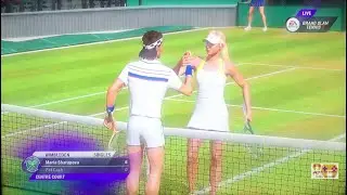 ESPN GRAND SLAM TENNIS 2 EA SPORTS TOURNAMENT CLASSIC SUPERSTAR LEVEL Maria Sharapova VS Pat Cash