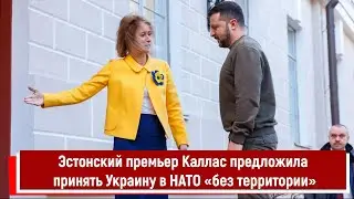 Эстонский премьер Каллас предложила принять Украину в НАТО «без территории»