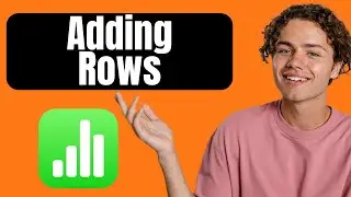 How to Add Rows in Apple Numbers Spreadsheet