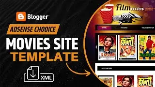 Movies Template for Blogger Website - Best Choice 😱