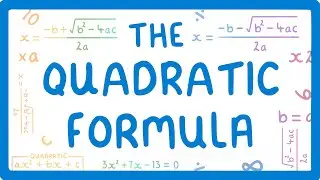 GCSE Maths - Solving Quadratics Using the Quadratic Formula  #51