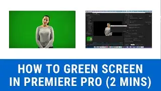 How to Green Screen PROFESSIONALLY - Premiere Pro CC - Tutorial