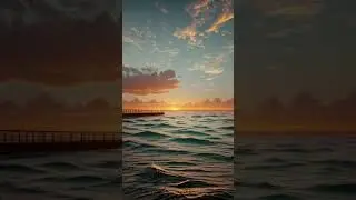 animated sunset from a real photo using AI