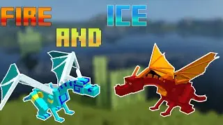How To Install Fire And Ice Dragons Mod Minecraft 1.16 Easy!!!