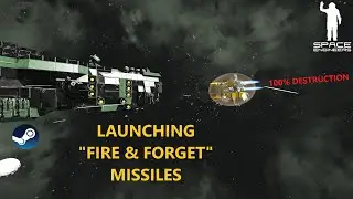 LAUNCHING Fire & Forget Missiles - Space Engineers