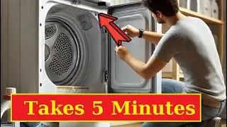 How Replace a DOOR SWITCH on Electric DRYER Whirlpool Kenmore KitchenAid Roper Estate Ingles Crosley