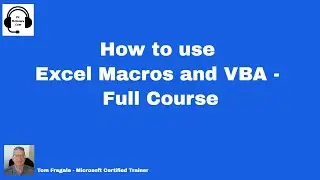 How to use Macros and VBA in Excel - How to create and use Macros and Vba in Excel