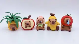 黏土教學｜水果水豚Capybara(3)｜ClayArt