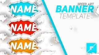 Cool Shattering Banner Template - Free Download  | by Caler | Graphic Design