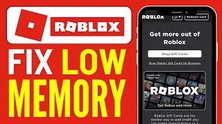 How to Fix Low Memory on Roblox Mobile (2024) | Fix Low Memory Warning Roblox