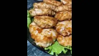 Куриные котлеты с сыром на скорую руку|очень вкусно 😋