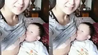 Selfie On Breastfeeding Baby, Mom Explain How to Breasfeeding Best Positioning