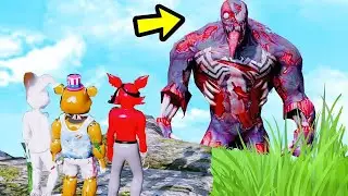 ANIMATRONICS PODEM SALVAR A VANNY DO VENOM ZOMBIE NA CACHOEIRA? |  GTA V Five Nights at Freddy's