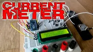 Arduino based current meter with i2c LCD screen