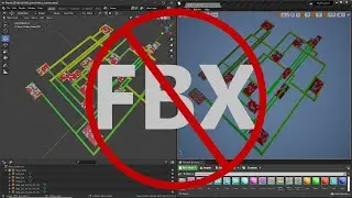 Blender to UE4 - No FBX Workflow! - 8000+ Mesh Export/Import - Entire Scene Pipeline Into Level