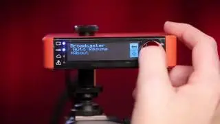 Navigating the Broadcaster Pro Menu