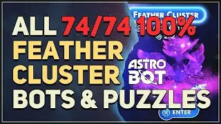 All Feather Cluster Bots and Puzzles 100% Walkthrough Astro Bot