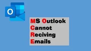 how to fix MS outlook can not receive emails