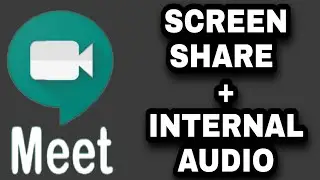 How to share screen with internal audio on google meet | internal audio on google meet