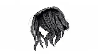 How To Make Draw A Vector Hair In Illustrator | Adobe Illustrator