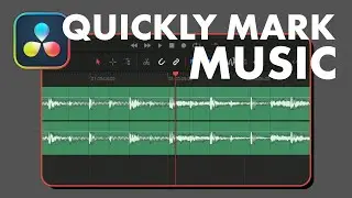 Quick way to mark music beat in DaVinci Resolve Tutorial