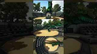 Carcha vs Turret  #scorpiongaming #ark #carcha #carcharadontosaurus