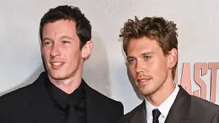 Callum Turner and Austin Butler at the UK premiere of MASTERS OF THE AIR in London