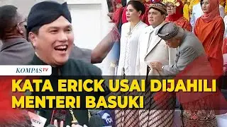 Kata Erick Thohir Usai Diisengin Menteri Basuki Saat Upacara: Memang Jahil