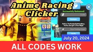 *All CODES WORK* Anime Racing Clicker ROBLOX, July 20, 2024