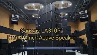 Sanway LA310P dual 10 inch Active line Array Speaker