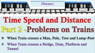 Time Speed Distance Part 2 - Problems on Train