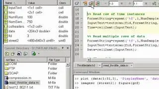 Importing Data Files into MATLAB (Previous Release)